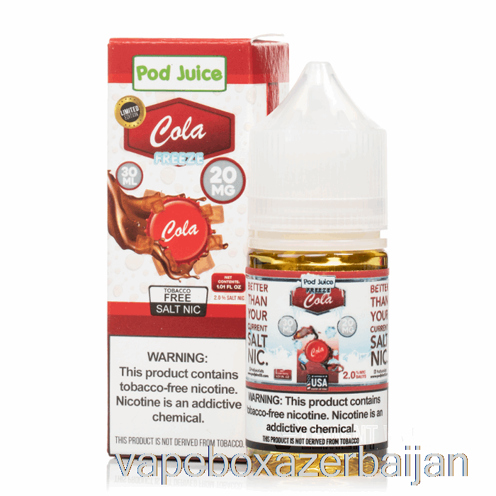 E-Juice Vape FREEZE Cola - Pod Juice - 30mL 20mg